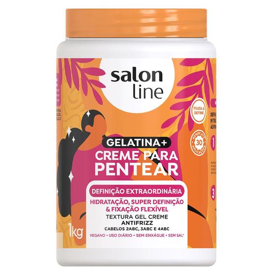 Imagem de Creme De Pentear Gelatina Salon Line Definição Extraordinária 1Kg