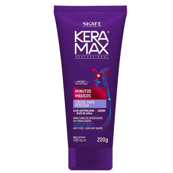 Imagem de Creme De Pentear Keramax Minutos Mágicos - 200Ml