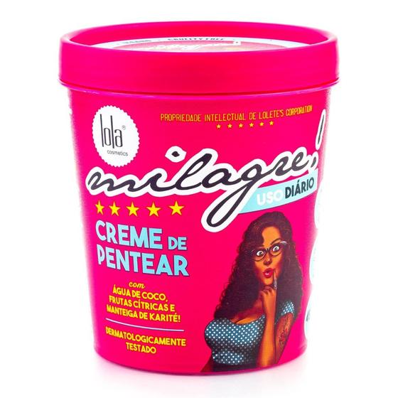 Imagem de Creme De Pentear Lola Cosmetics Milagre 450g