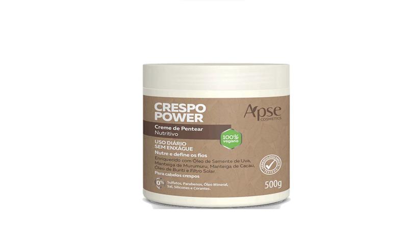 Imagem de Creme de Pentear Nutritivo Crespo Power 500G, Apse Cosmetics