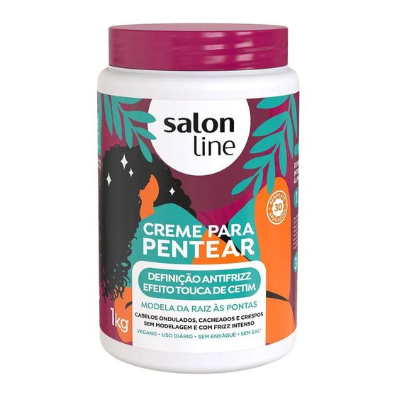 Imagem de Creme de Pentear Salon Line Definição Antifrizz 1kg