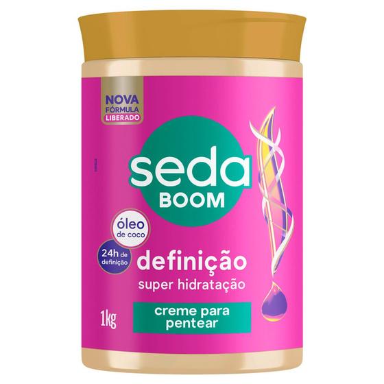 Imagem de Creme de Pentear Seda Boom Definição Super Hidratação 1kg