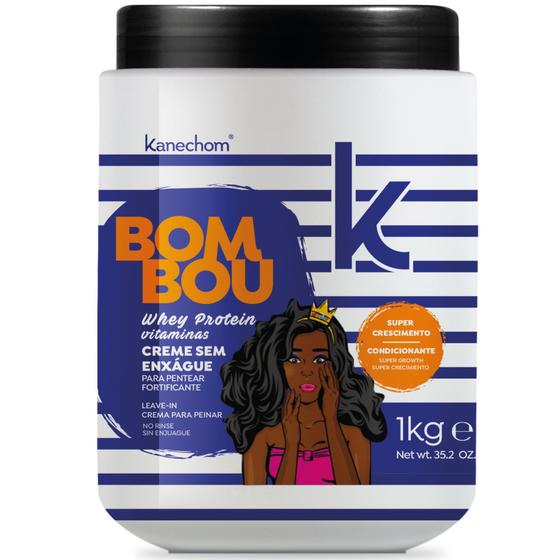 Creme de Pentear Sem Enxágue Fortificante Bombou Kanechom 1k Tendências Menor preço em Creme de Pentear Sem Enxágue Fortificante Bombou Kanechom 1k Tendências