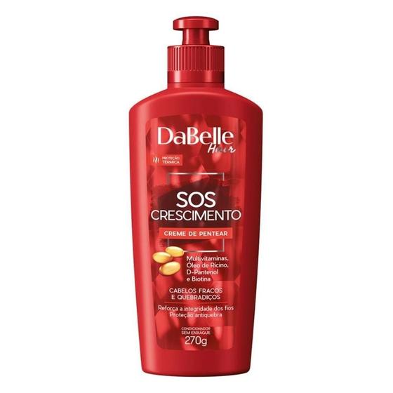 Imagem de Creme De Pentear Vegano Sos Crescimento Dabelle 270g