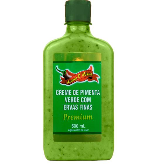 Imagem de Creme de pimenta ervas finas  premium 500ml - aroma de minas