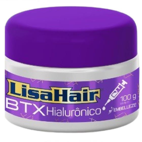 Imagem de Creme de Realinhamento Lisa Hair BTX Hialurônico Embelleze 100g