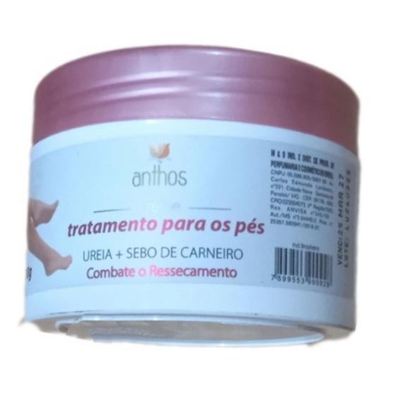 Imagem de .Creme de tratamento Anthos para os pés, combate o rececamento,pote de 300 g.