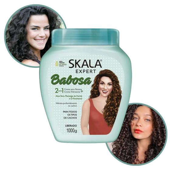 Imagem de Creme de Tratamento Condicionador 2 em 1 Hidratante Potão Babosa 1kg Skala
