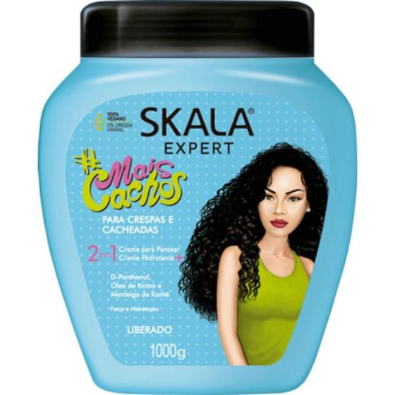 Creme de Tratamento e Pentear Skala Expert MaisCachos Pote 1000g Menor preço em Creme de Tratamento e Pentear Skala Expert MaisCachos Pote 1000g