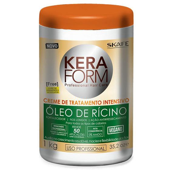 Imagem de Creme de Tratamento Keraform Óleo de Rícino 1kg