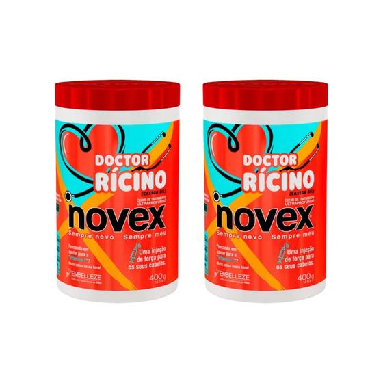 Imagem de Creme de Tratamento Novex 1kg Doctor Ricino - Kit C/ 2un