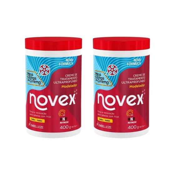 Imagem de Creme De Tratamento Novex 1Kg Meus Cachos Cinema - Kit C/2Un