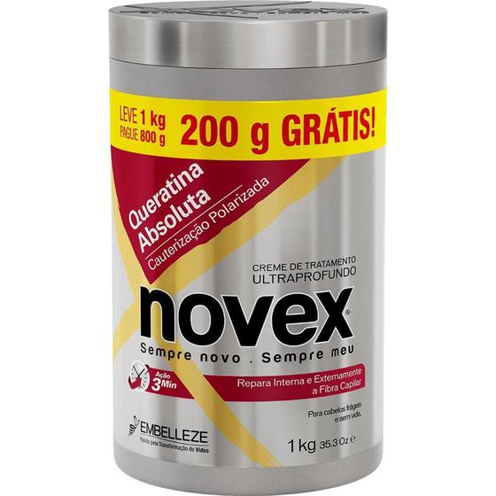 Imagem de Creme de Tratamento Novex Queratina Absoluta - Embelleze - 1 kg