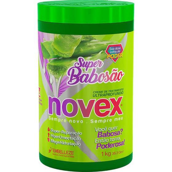 Imagem de Creme de Tratamento Novex Super Babosão Ultraprofundo Embelleze 1kg