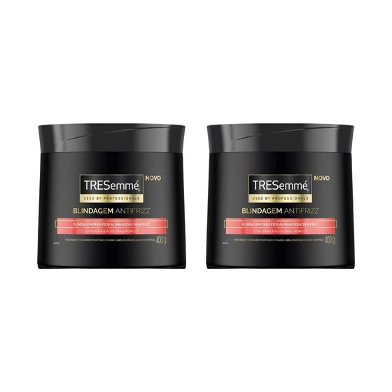 Imagem de Creme de Tratamento Tresemme 400g Blindagem Antifrizz - 2un