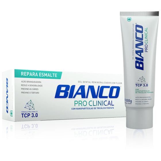 Imagem de Creme dental bianco pro clinical 100g - com flúor