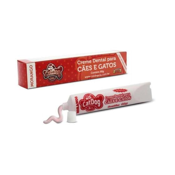 Imagem de Creme Dental Cat Dog Sabor Morango 90g