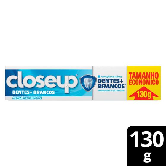 Imagem de Creme Dental Closeup Menta Refrescante Dentes + Brancos 130g