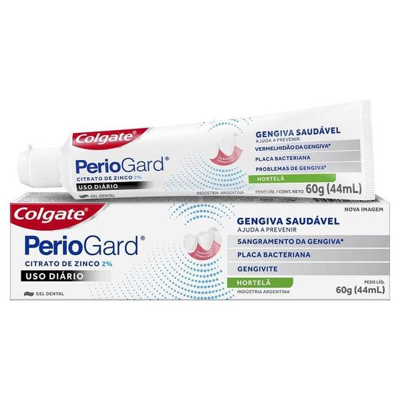 Imagem de Creme Dental Colgate Hortelã Periogard Gengiva Saudável 60g - Embalagem com 12 Unidades