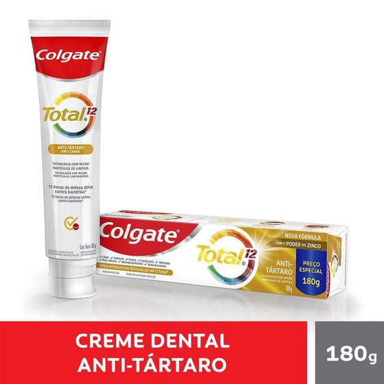 Imagem de Creme Dental Colgate Total 12 Anti-Tártaro 180g