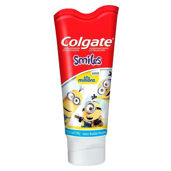 Creme Dental Infantil Colgate Smiles Minions Sabor Bubble Fruit com ...