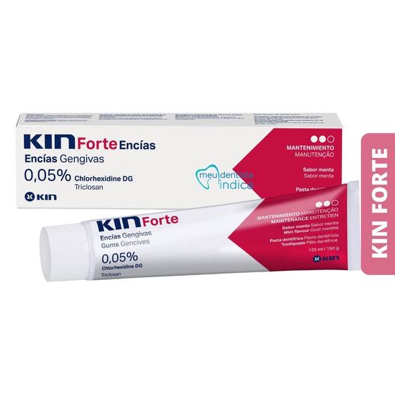 Creme Dental KIN FORTE KIN Cuidados Gengivais 150g - NOVA EMBALAGEM ...