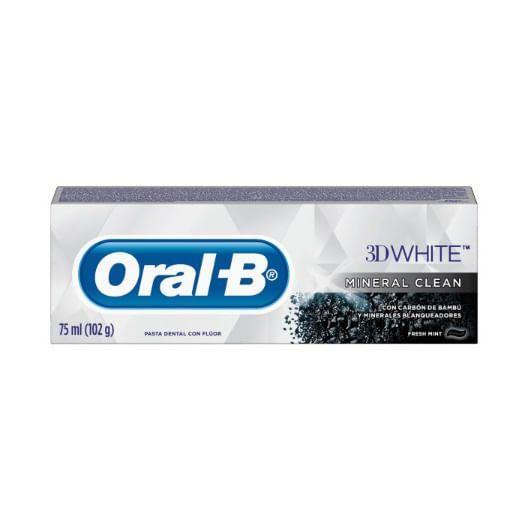 Imagem de Creme Dental Oral-B 3D White Mineral Clean 102g