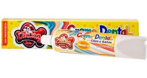 Imagem de Creme Dental Sabor Neutro Cat Dog 90g (com Nf)