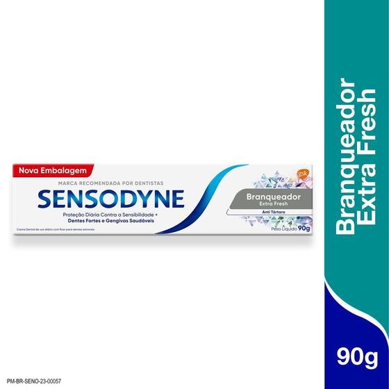 Imagem de creme Dental Sensodyne Branq Extra Fresh 90g