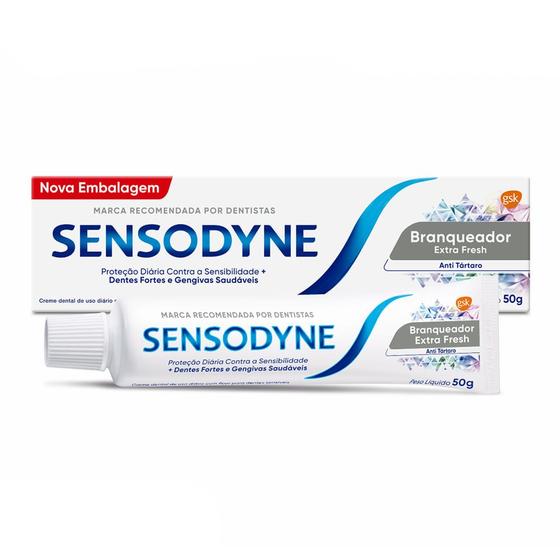 Imagem de Creme Dental Sensodyne Branqueador Extra Fresh 50g