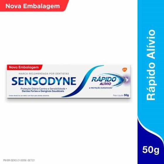 Imagem de Creme dental Sensodyne Rápido Alívio 50g