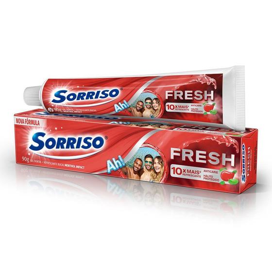 Imagem de Creme Dental Sorriso Fresh Menthol Impact 90g