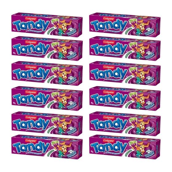 Imagem de Creme Dental Tandy 50G Uva - Kit Com 12Un
