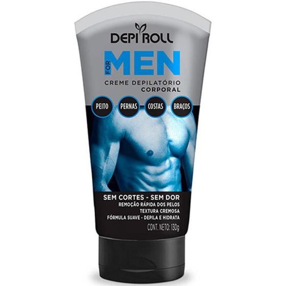 Imagem de Creme Depilatório Corporal Depi Roll For Men 130Gr