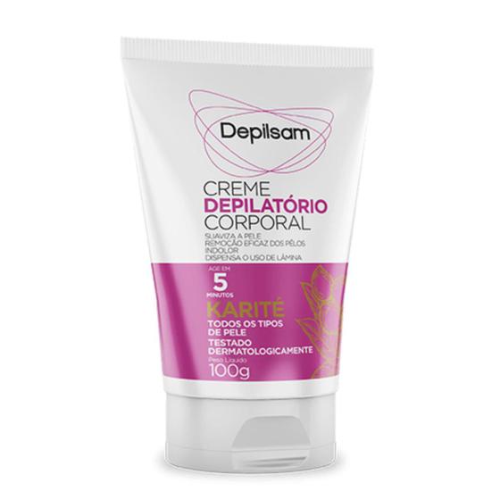 Imagem de Creme Depilatorio Corporal Depilsan Manteiga de Karite 100g