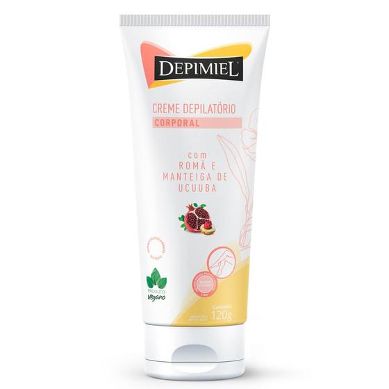 Imagem de Creme Depilatório Corporal Depimiel Romã e Manteiga de Ucuuba 120g