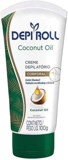 Imagem de Creme Depilatório Corporal Óleo de Coco Depi Roll - 100g
