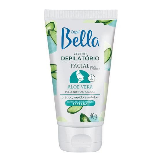 Imagem de Creme Depilatório Facial Aloe Vera 40g - Depil Bella