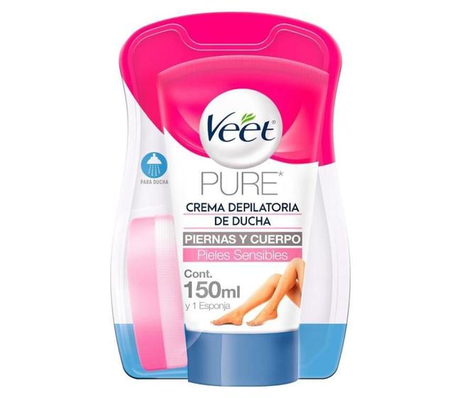 Imagem de Creme Depilatório Para Banho Veet Pure & Fresh 150Ml