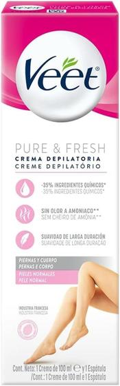 Imagem de Creme Depilatório Veet 100Ml Peles Secas Normais 100Ml Veet