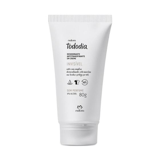 Imagem de Creme Desodorante Antitranspirante Todo dia 80g Sem Perfume - Perfumaria