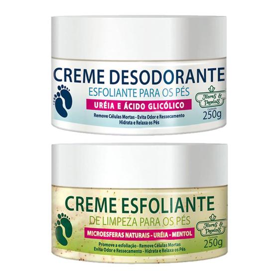 Imagem de Creme Desodorante+Esfoliante Para Pés Flores & Vegetais 250G