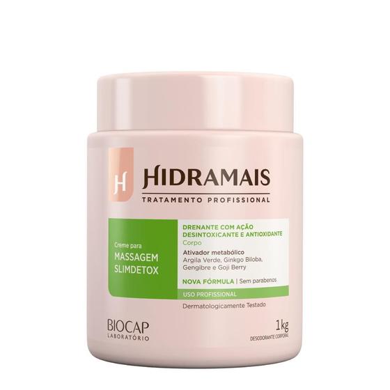 Imagem de Creme desodorante Hidramais massagem Slimdetox 1 Kg