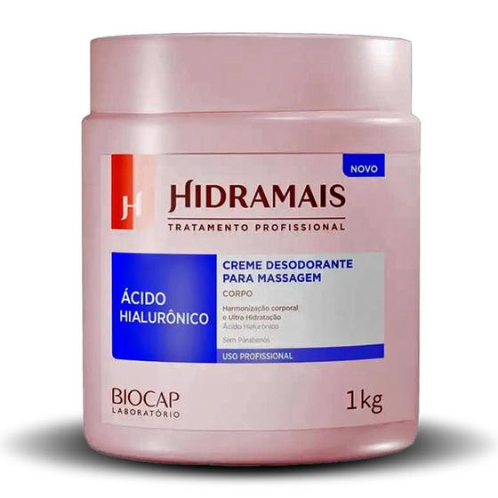 Imagem de Creme Desodorante para Massagem Ácido Hialurônico 1kg