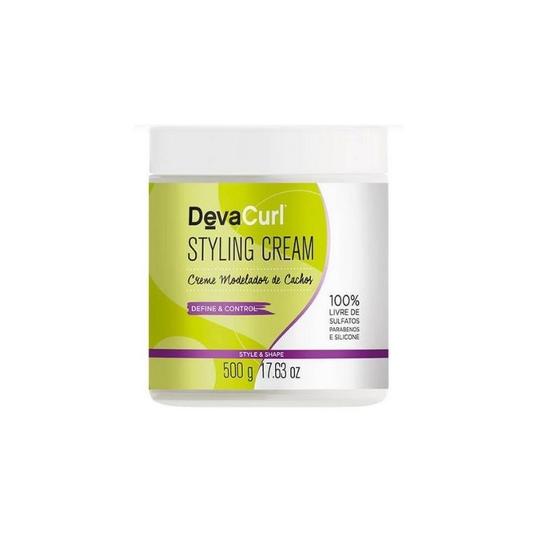 Creme Deva Curl Styling Cream 500g Modelador e Fixador de Cabelo