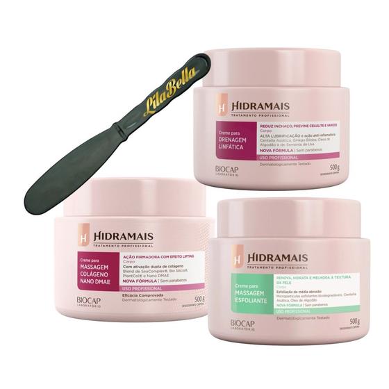 Imagem de Creme Drenagem Linfática+ Nano Dmae + Esfoliante Hidramais