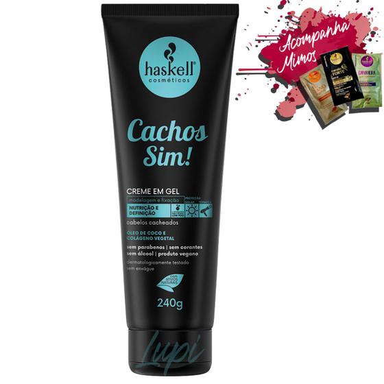 Imagem de Creme Em Gel Haskell Cachos Sim 240GR