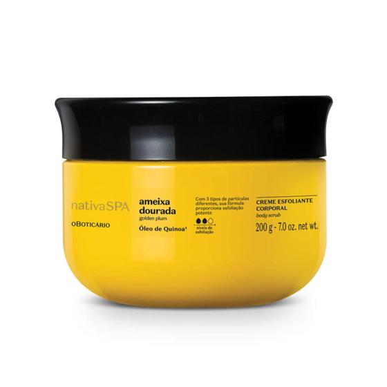 Imagem de Creme esfoliante corporal ameixa dourada nativaSpa oboticário 200g