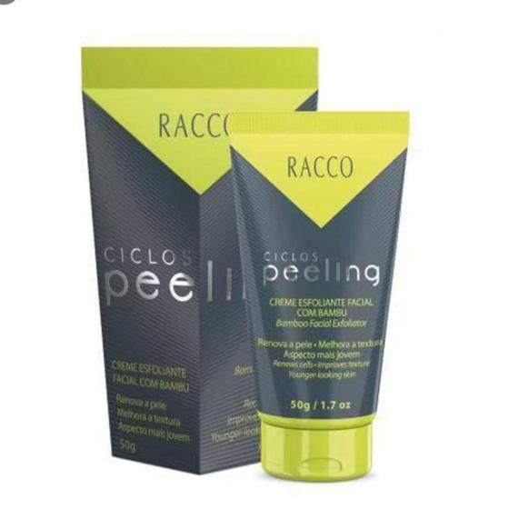 Imagem de Creme esfoliante facial com bambu RACCO (1440) 50g