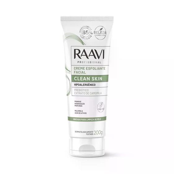 Imagem de Creme Esfoliante Facial Raavi Clean Skin 200g